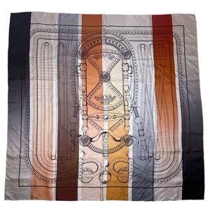 Hermes Grand tralala double face scarf 90